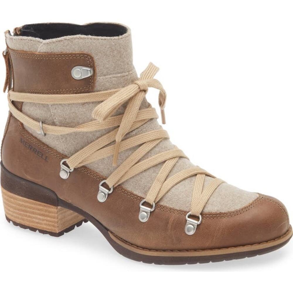 Merrell‎ Shiloh II Granola Boot Women’s 5.5 Heritage Hiking Waterproof Lace Up